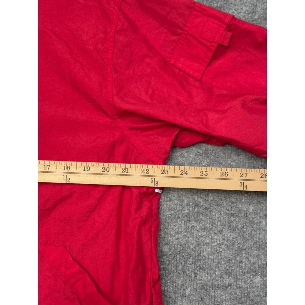 Dickies Red Zip Front Windbreaker Jacket Medium Nylon Workwear‎